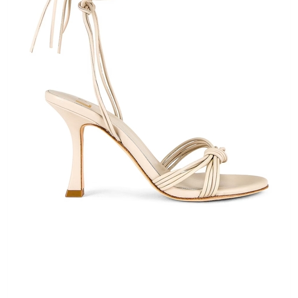 LPA Nude Lace-up Heels - Picture 7 of 11